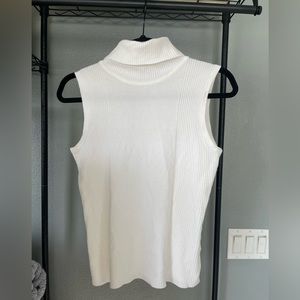 turtleneck crème vintage tank top